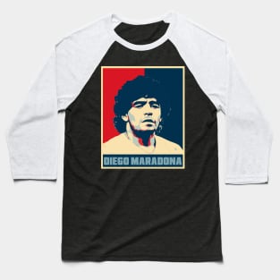 Diego Maradona Hope Poster Art Baseball T-Shirt